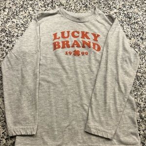 Kids Long Sleeve Lucky Brand Shirt Size 10/12